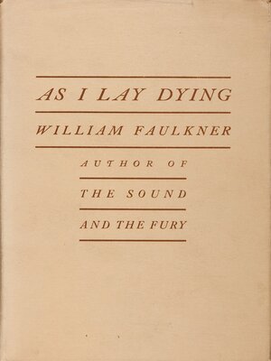 cover image of As I Lay Dying